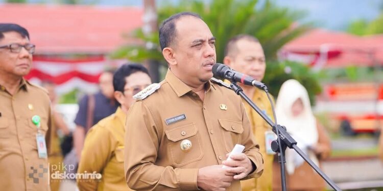 Pemkab Bolmong Gelar Apel Kerja Perdana 2026, Bupati Yusra Tegaskan Soal Disiplin ASN