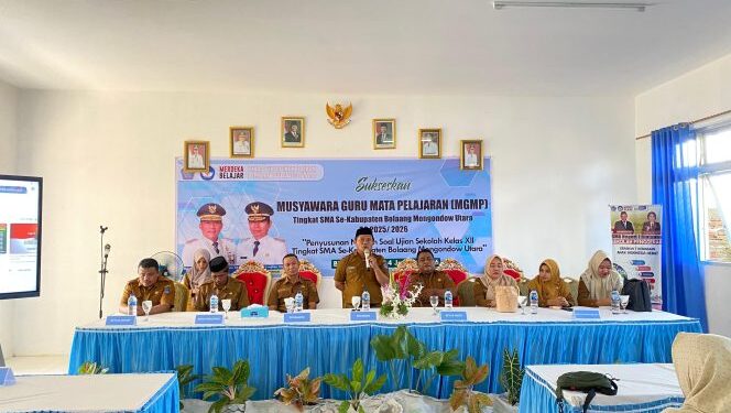 Buka MGMP, Patra Kapiso Dorong Kualitas SUS Berstandar Tinggi