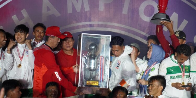 Bupati Iskandar dan Wabup Deddy Resmi Tutup Turnamen Bupati Cup IV Bolsel