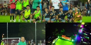Diresmikan Camat Bintauna, Fam Soccer Mulai Action