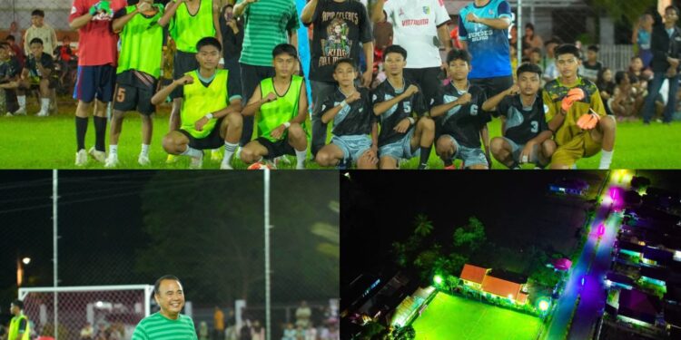 Diresmikan Camat Bintauna, Fam Soccer Mulai Action